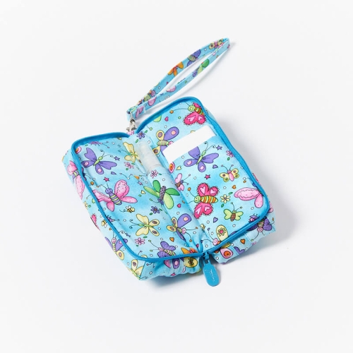 Multi-Purpose-Pouch-Butterflies-Blue-Open