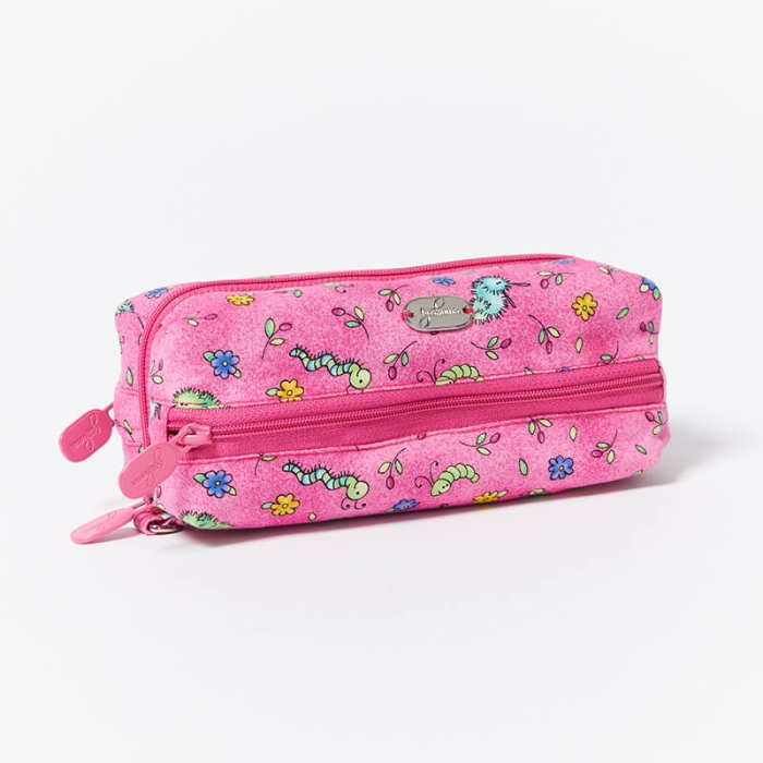 Multi-Purpose Pouch-Pink Bugs-Closed