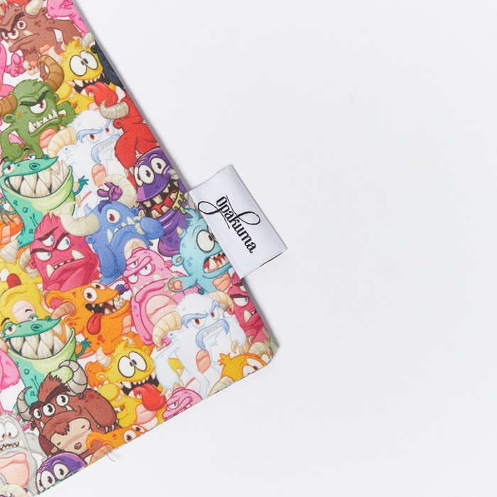 Wet Garment Bag-Monsters-Tag