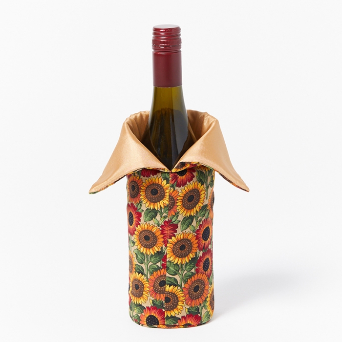 Wine-Bottle-Bag-Gold-Sunflower