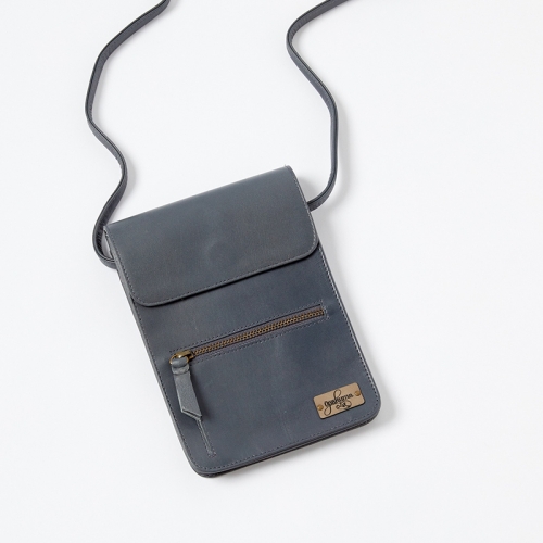 Leather-Smartphone-Crossbody-Bag-Steel