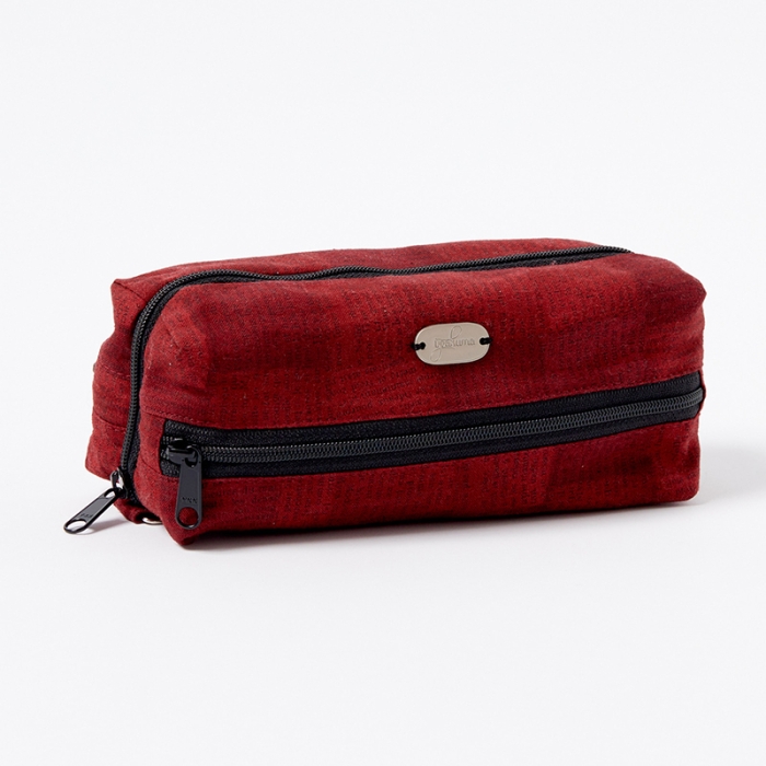 Multi-Purpose-Pouch-Newsprint-Red-Closed