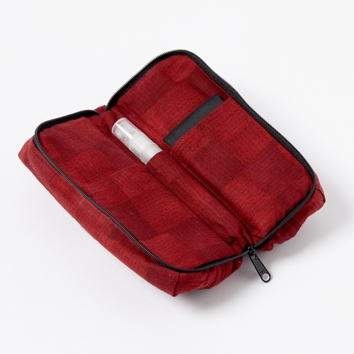 Multi-Purpose-Pouch-Newsprint-Red-Open