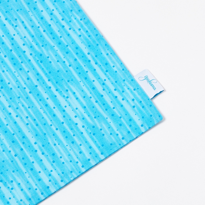 Wet Garment Bag-Dapple Dot-Blue-Tag