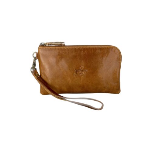 Leather wallet/purse-caramel