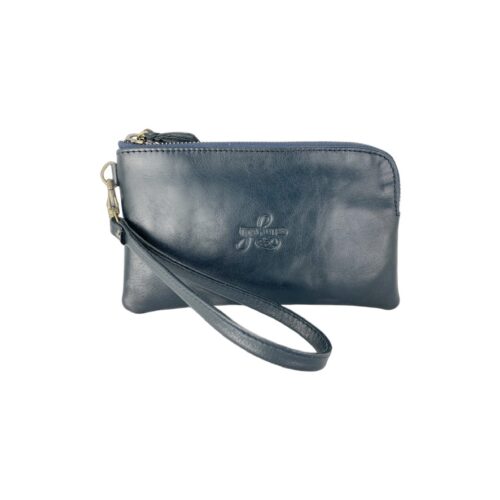 Leather wallet/purse-navy
