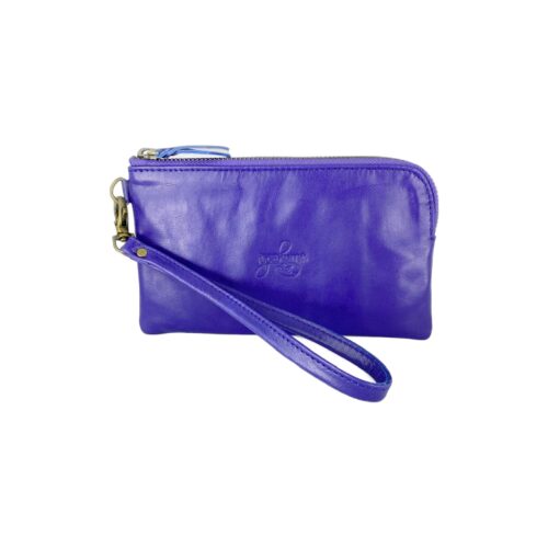 Leather wallet/purse-purple