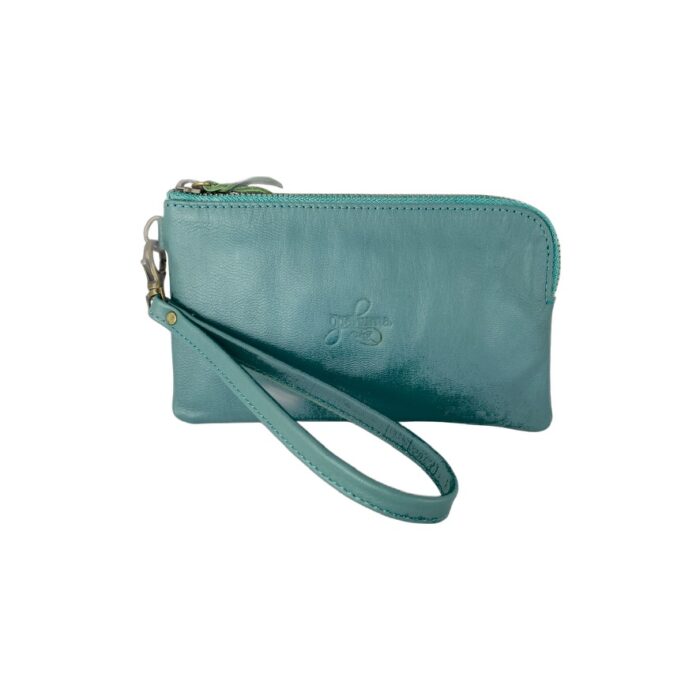 Leather wallet/purse-jade